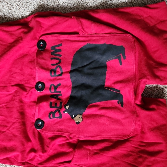 Bear Bum onesie. Bought in Jasper. Never used. Red. Size XS. - Picture 3 of 9